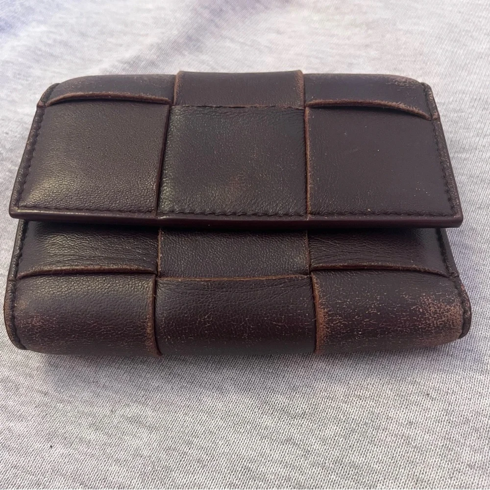 Bottega Veneta Cassette Tri-fold Wallet